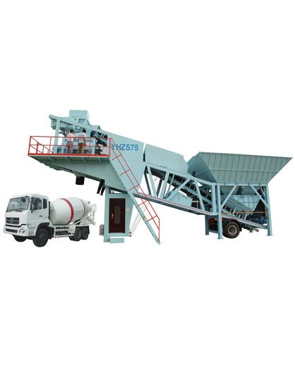 YHZS-75 Mobile Concrete Mixing Station