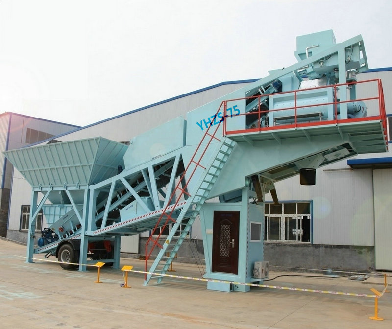 YHZS100 Mobile Concrete Mixing Plant - Image 2